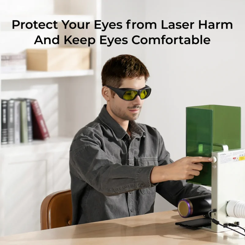 Xtool Laser Safety Goggles for 316nm-450nm & 900nm-1080nm Lasers Mechblock