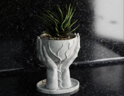 Hands Flower Pot