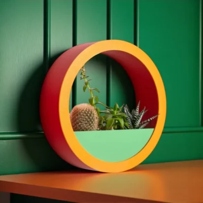 Circle Planter with Hidden Drainage
