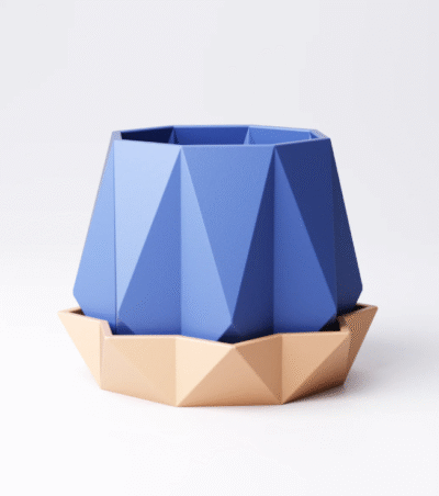 Modern Geometric Planter โ Bold Style for Green Spaces