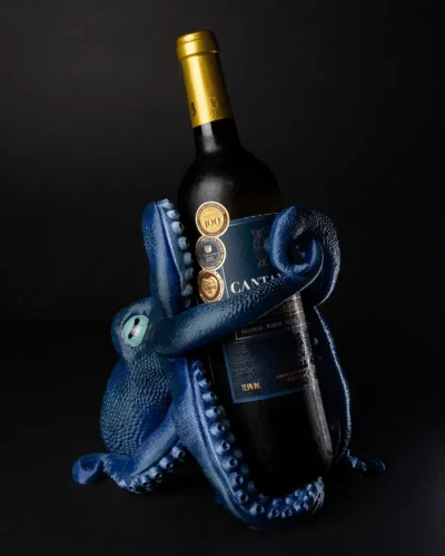 The Octopus Wine Holder, Table Decoration, Bottle Storage