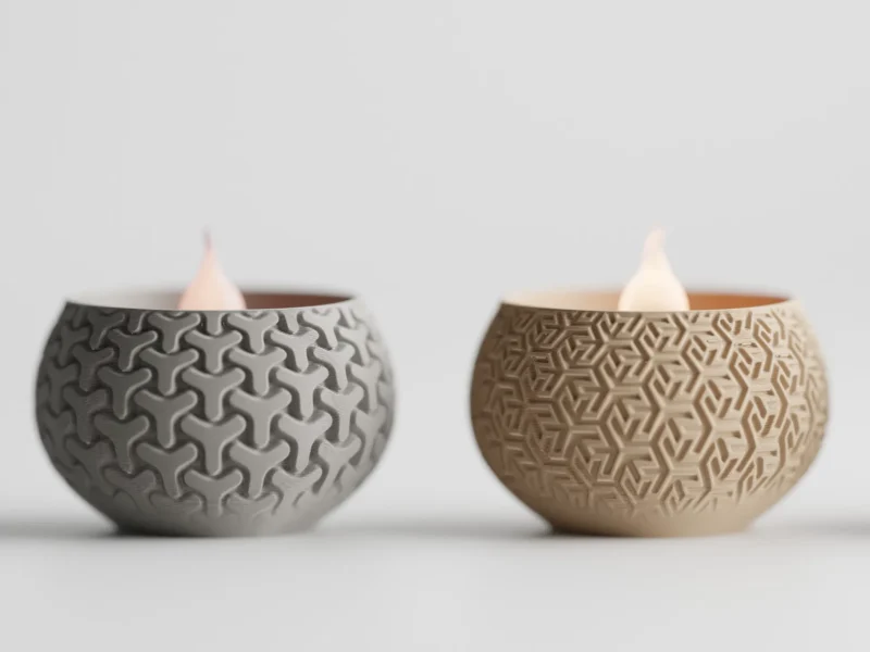 Tealight-LED-Candle-geo-style-image-3.webp Tealight LED Candle geo style - Image 4