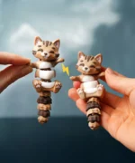Flexi Cat – Magnetic Hand-Holding Buddy 3D Printed Fidget Toy-1 pc - Image 3