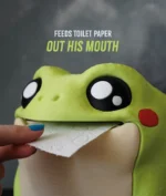 Frodrick the Frog Toilet Paper Dispenser-1 pc - Image 4