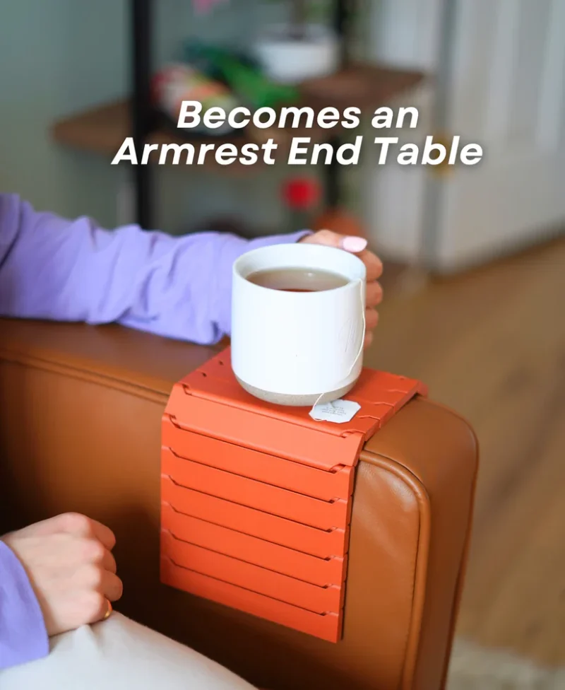 Leafix Monstera Coaster Set With Magnetic Leaves & Pot-1 pc - Image 6