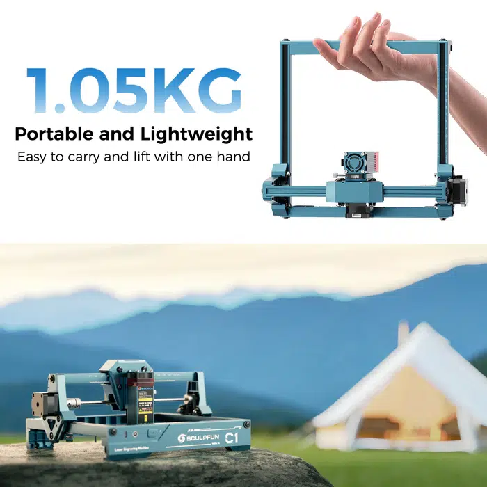 SCULPC1_16 Sculpfun C1 Mini Portable Laser Engraver - Image 15