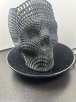 3D Geometric Skull Pen Holder – Modern Desk Organizer - Image 6