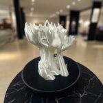 Fluid Elegance – Abstract Face Sculpture_white colour-Where imagination takes shape. - Image 2