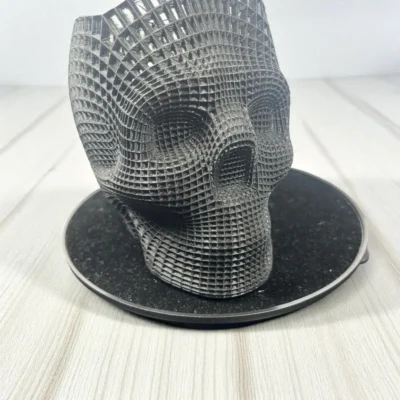 Zatomic_3D Geometric Skull Pen Holder