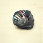 3D Geometric Skull Pen Holder – Modern Desk Organizer - Image 4