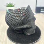 3D Geometric Skull Pen Holder – Modern Desk Organizer - Image 5