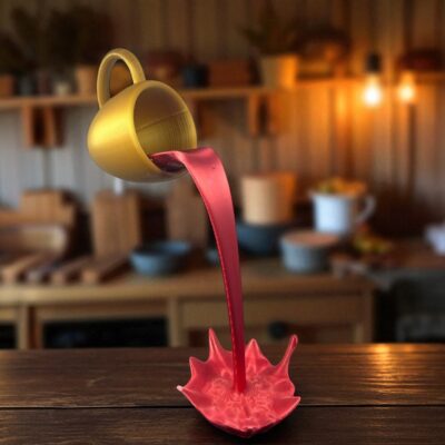 Zatomic_Floating Coffee Cup Sculpture_1