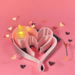 'Eternal Embrace' Heart Tea Light Holder - Image 3