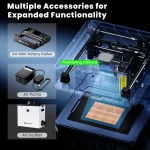 Sculpfun iCube Ultra: Flagship Portable Single Laser Module Switching Engraver - Image 17