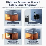 Sculpfun iCube Ultra: Flagship Portable Single Laser Module Switching Engraver - Image 8