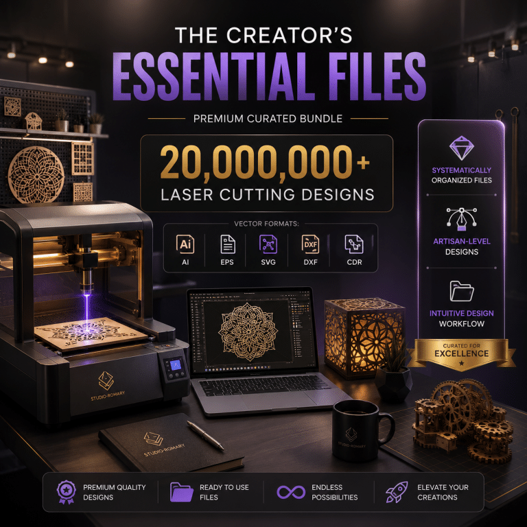 20 Million CNC & Laser Cut Files Mega Bundle