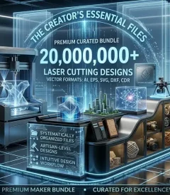 20 Million CNC & Laser Cut Files Mega Bundle