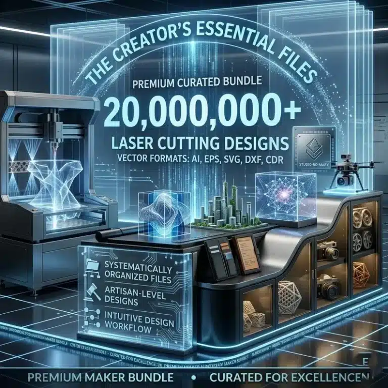 20 Million CNC & Laser Cut Files Mega Bundle