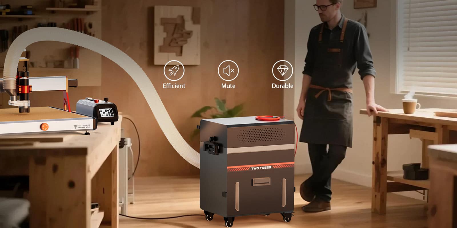 Twotrees M2 CNC Vacuum Cleaner Monster Kit