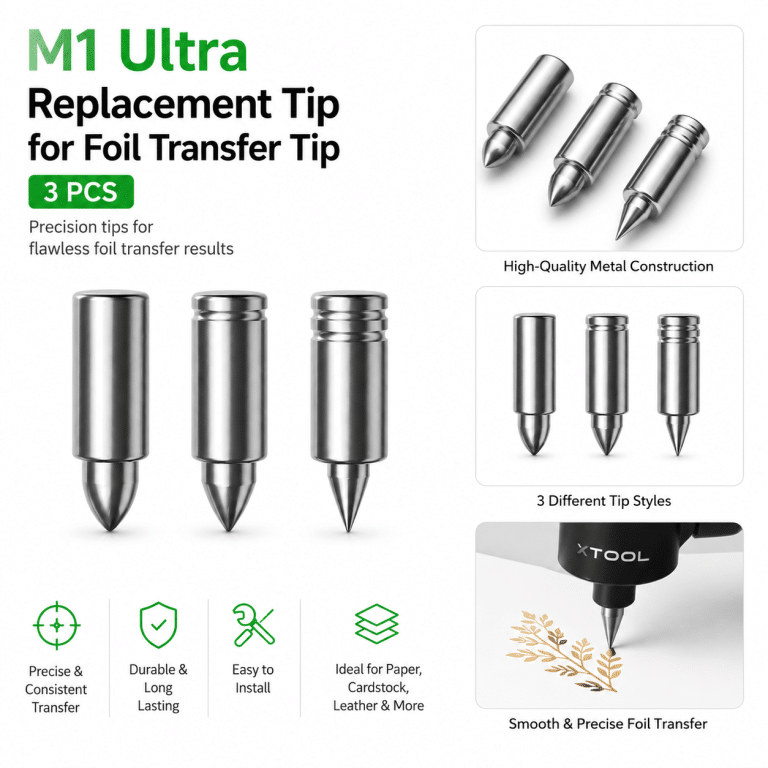 Replacement Tip for M1 Ultra Foil Transfer Tip (3 pcs)