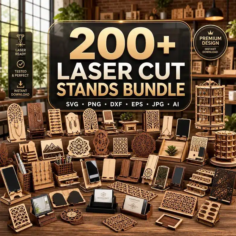 il_794xN.8068001412_8u9q 200+ Laser Cut Display Stands Bundle SVG Files - Image 1