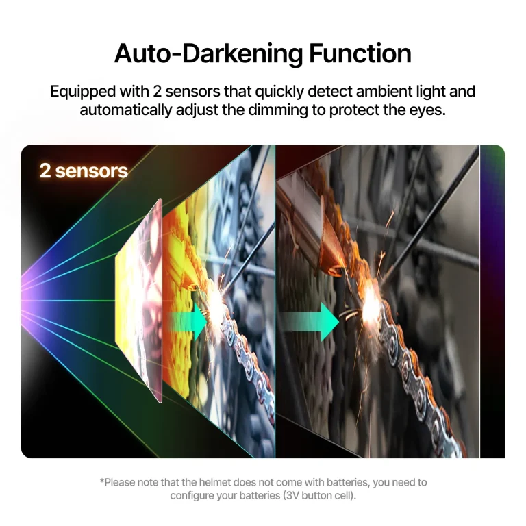 1080nm Auto-Darkening Laser Welding Helmet protective lens